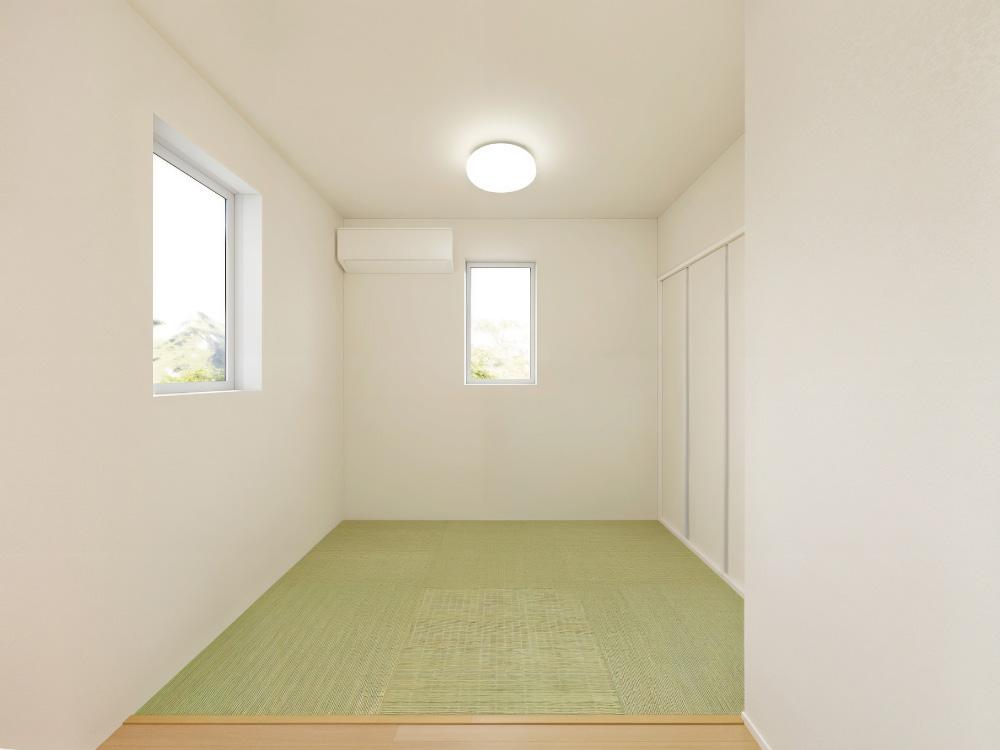 【タタミコーナー（3帖）＋収納】子どもの遊び場やお昼寝スペースにもぴったり。収納付きだからおもちゃや布団もすっきり片付き、家族みんなが快適に使える便利な一室です。