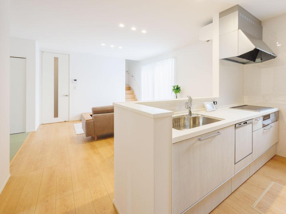 【キッチン】クリナップ製｜お手入れラクラクIHヒーター、食器洗浄乾燥機つき。※写真はイメージです