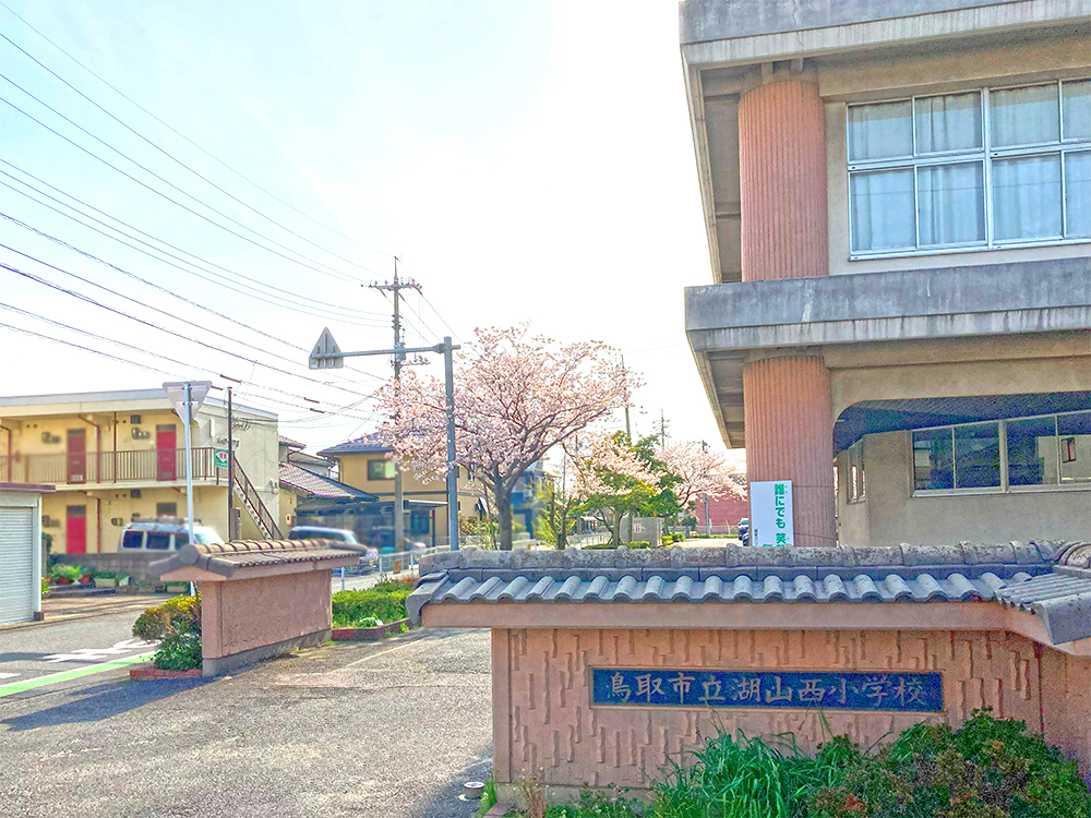 鳥取市立湖山西小学校まで573m （徒歩8分）